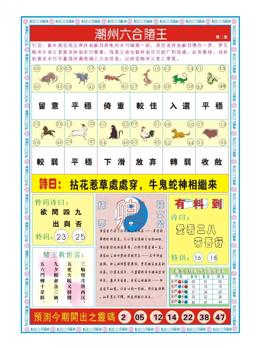 036期潮州六合赌王B[图]