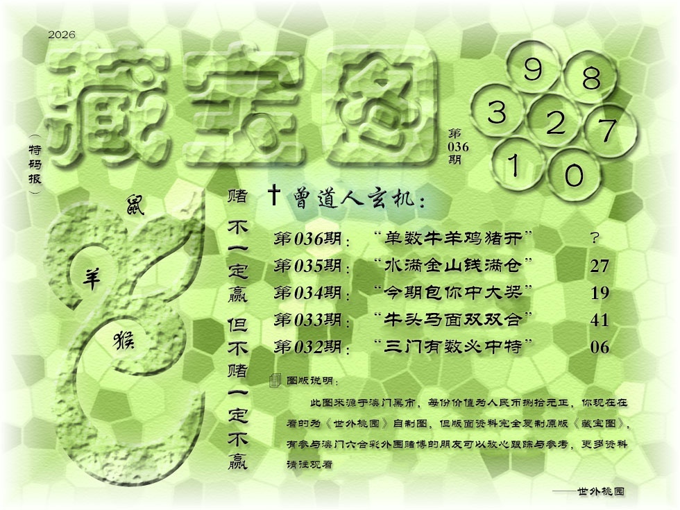 036期《藏宝图》[图]