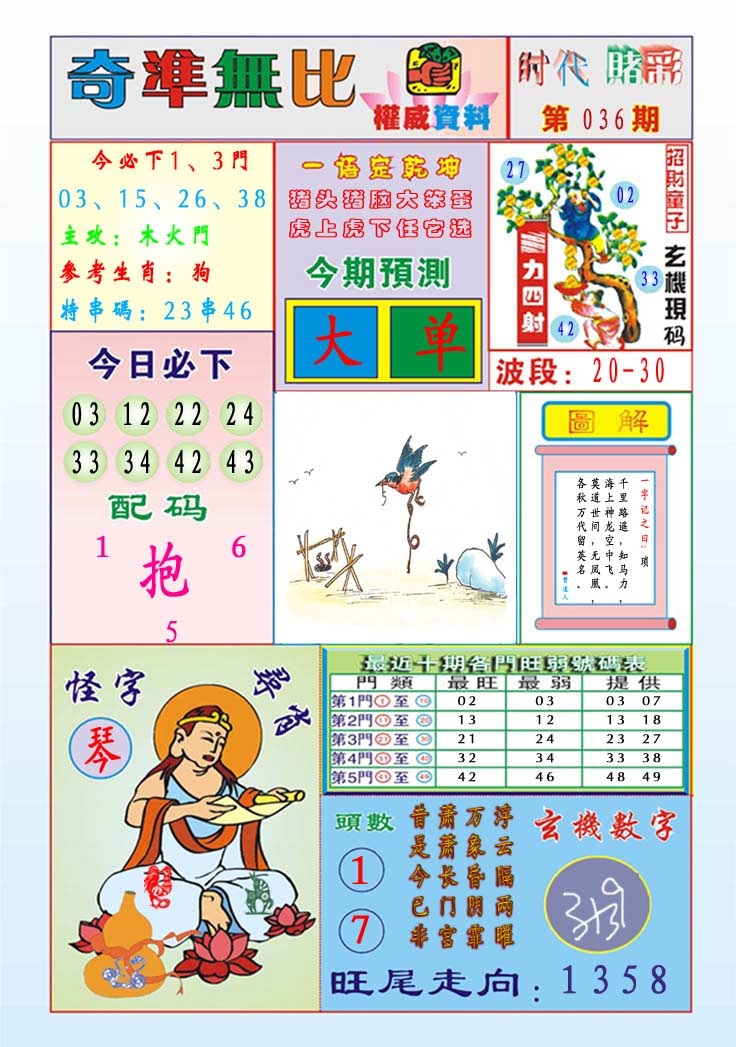 036期奇准无比[图]