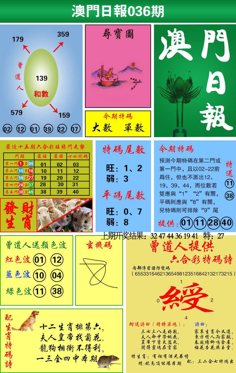 036期澳门日报[图]