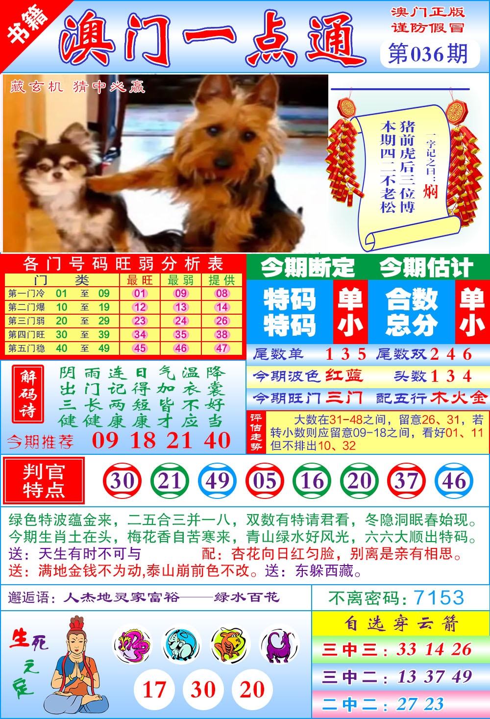 036期澳门一点通[图]