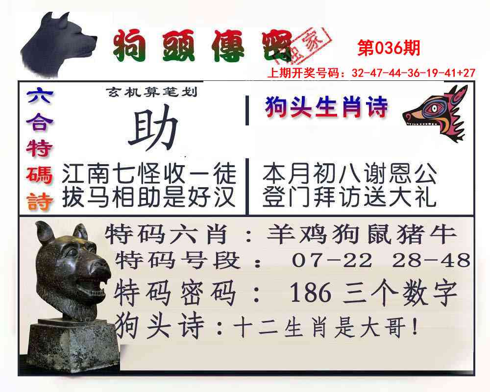 036期狗头传密[图]