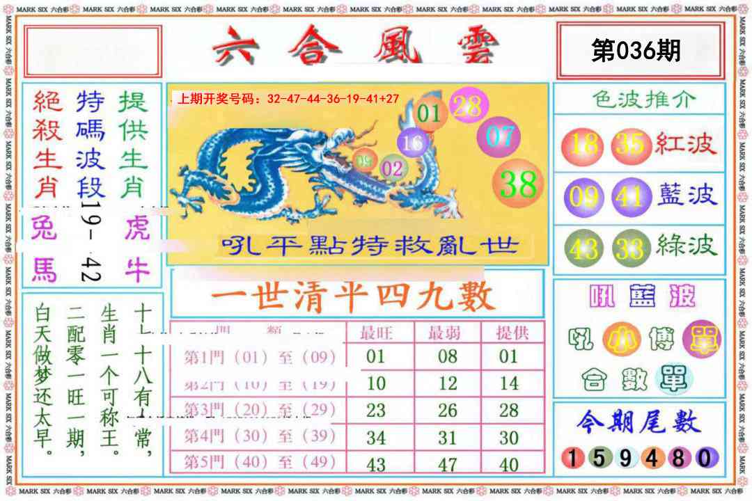 036期六合风云《另版》[图]